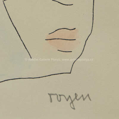  / Dívka s růžovými květy / Marie Čermínová - Toyen