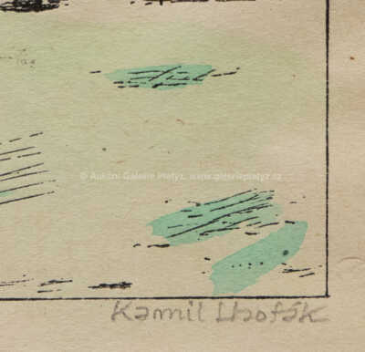  / Balón nad letištěm / Kamil Lhoták