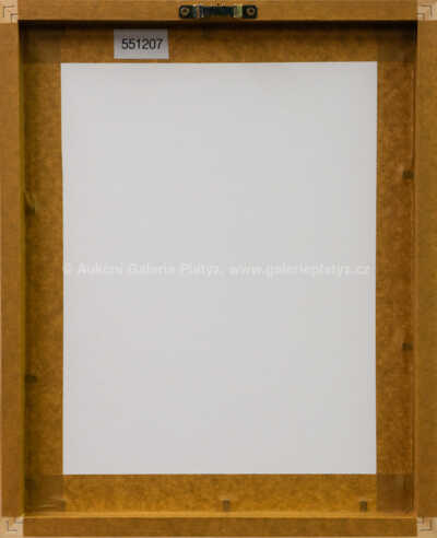  / Kubistická žena v křesle / Emil Filla