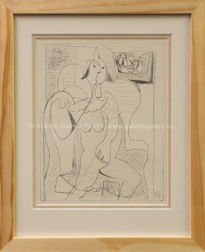 Emil Filla - Kubistická žena v křesle