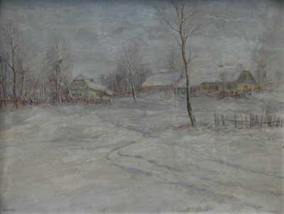  / Zimní vesnice / František Škrabánek