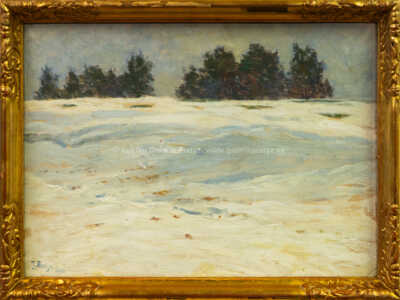 Jan Honsa - Zimní krajina (1900)