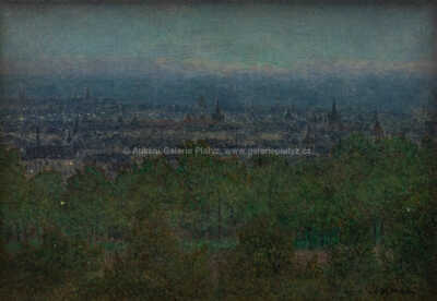  / Praha za večera / Jan Honsa