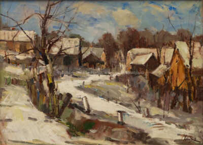  / Zima v Býšovci / Alois Lukášek