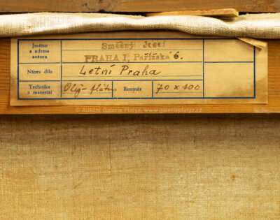  / Letní Praha / Josef Václav Směšný - Barnet