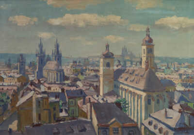  / Letní Praha / Josef Václav Směšný - Barnet