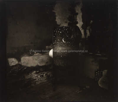  / Za paravanem / Jan Saudek