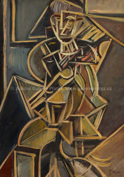  / Kubistická postava / J. Meyer