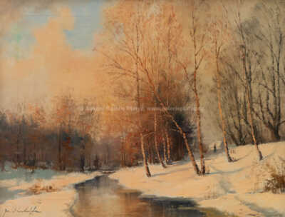  / Zima u potoka / Josef Procházka