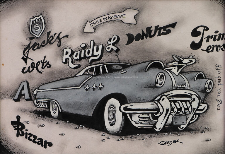  / Raidy L Donuts / Kája Saudek