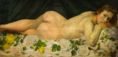  / Ležící dívka / František Dvořák Brunner