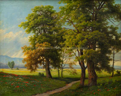  / Cesta mezi stromy / Fritz Chwala