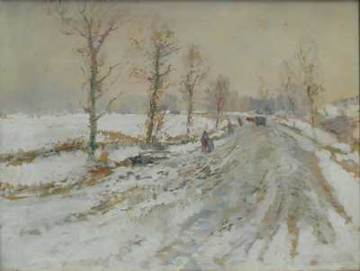  / Zasněžená cesta / Karel Jan Sigmund