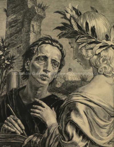  / Básník a múza / Max Švabinský