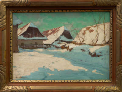 Alois Kalvoda - Zasněžené chalupy