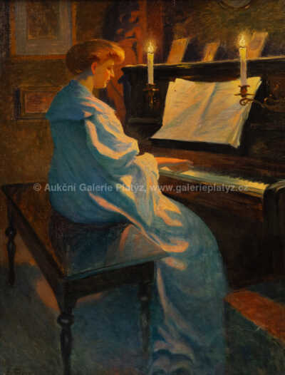  / Žena u piána / František Jakub