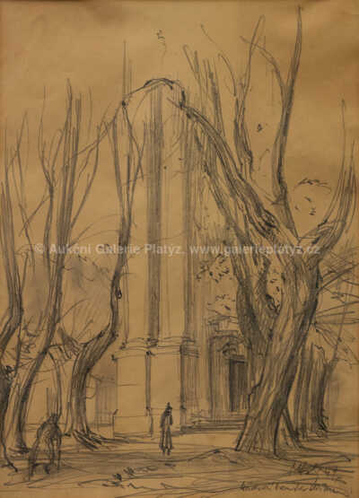  / Nádvoří kláštera / Miloslav  Holý