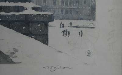  / Karlův most v zimě / František Tavík Šimon