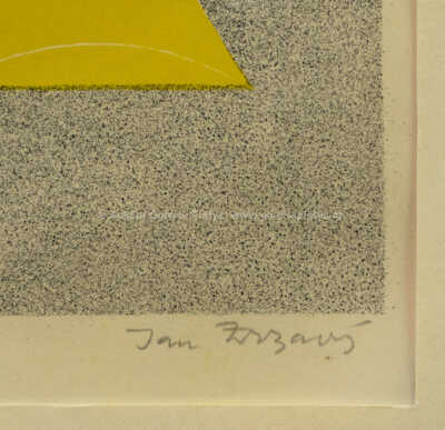  / Zátiší s vázami, loděmi a jablky / Jan  Zrzavý