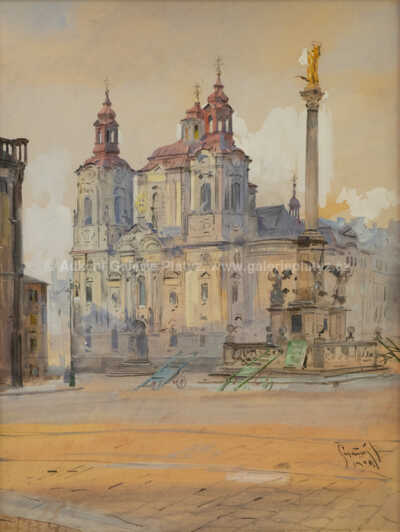  / Staroměstské nám. s Mariánským sloupem / Jan Šafařík