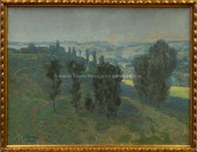 Josef Písecký (Liška) - Pohled do krajiny