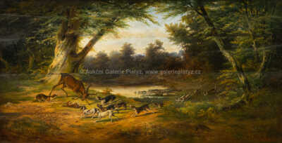  / Lovecká scéna / Gustav Zick