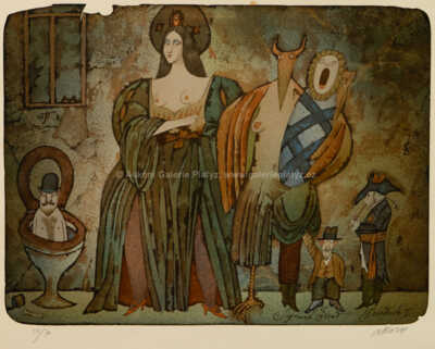  / Setkání Sigmunda Freuda s pruským králem / Adolf Born