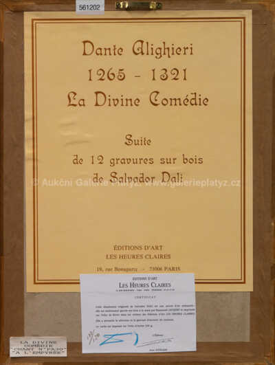  / Božská komedie - zpěv 30 / Salvador Dalí