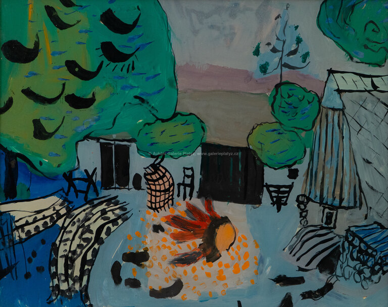  / Dvorek v Javoří / Karel Valter