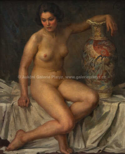  / Žena s orientální vázou / Eduard Demartini