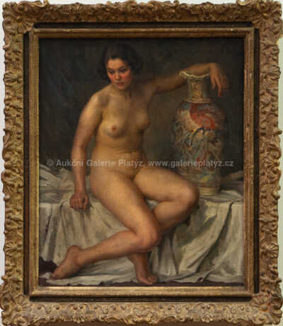 Eduard Demartini - Žena s orientální vázou