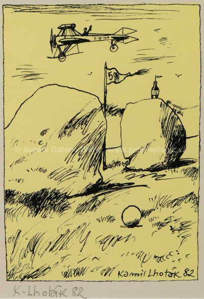  / Letadlo nad balvany / Kamil Lhoták