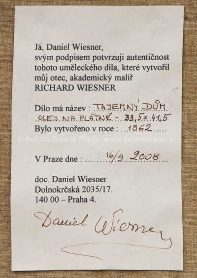  / Tajemný dům / Richard Wiesner