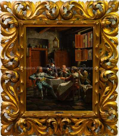 Wilhelm Friedrich Giessel - Hospodská scéna