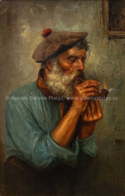  / Muž s dýmkou / Raffaele Frigerio