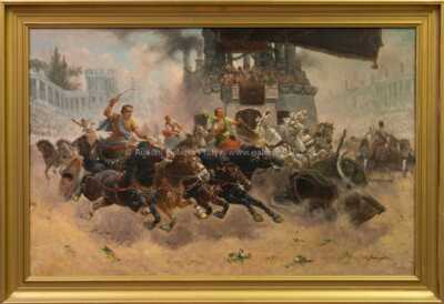 Adolf (Constantin) Baumgartner - Stoiloff - Závody vozatajů v Římě