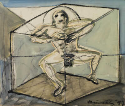  / Dva akty (oboustranná malba) / Jiří Načeradský