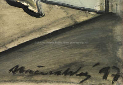  / Dva akty (oboustranná malba) / Jiří Načeradský