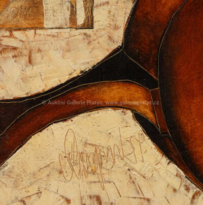  / Motiv s houslemi / Jan Rapin