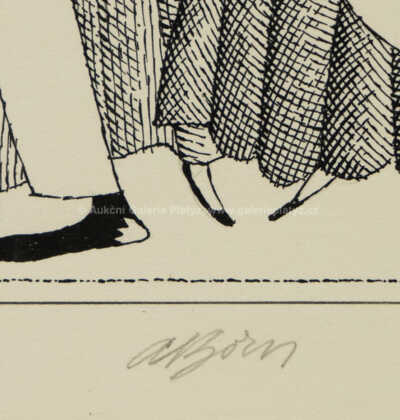  / Galantní tanečník / Adolf Born