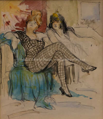  / Tanečnice v šantánu / Karel Nejedlý