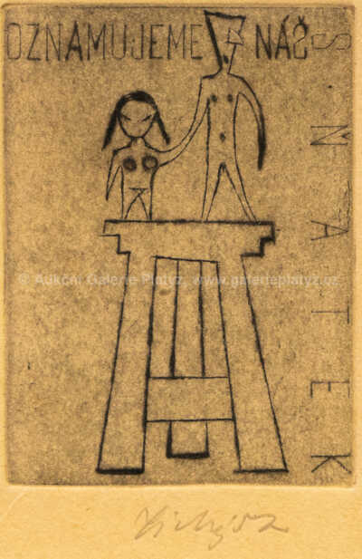  / Svatební oznámení / František  Tichý