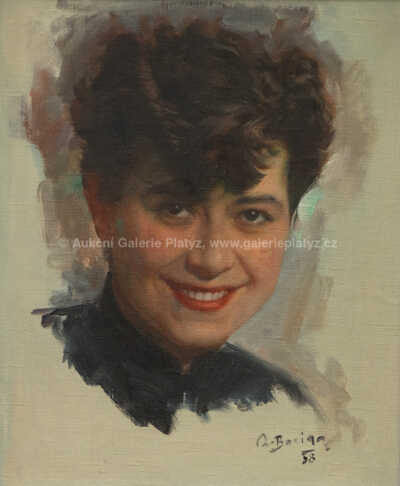  / Portrét Evy Z. / Zdeněk Burian