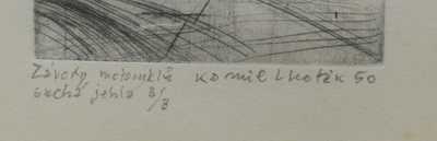  / Konvolut tří kusů: Závody motocyklů / Kamil Lhoták