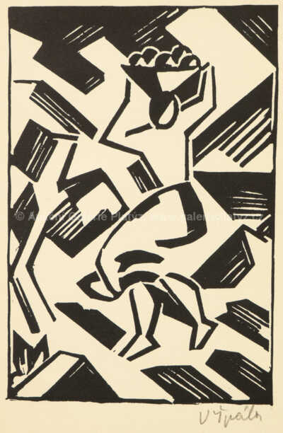  / Žena s košem jablek / Václav Špála