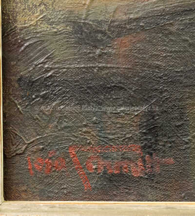  / Žena s květinou ve váze / Josef Schmitt