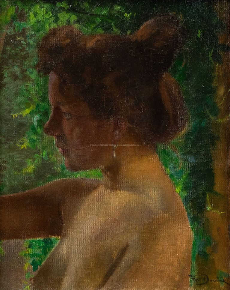  / Portrét ženy / František Dvořák Brunner