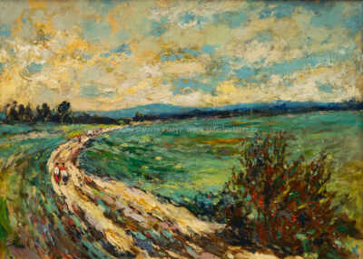  / Cesta v krajině / František  Max