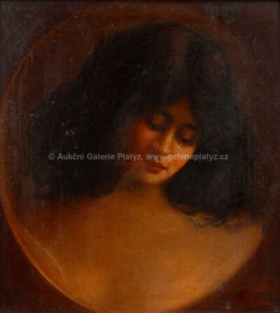  / Portrét dívky /   Autor neurčen