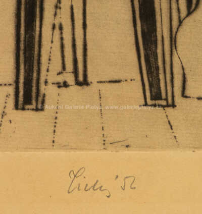  / Sedící Arlecchino / František  Tichý